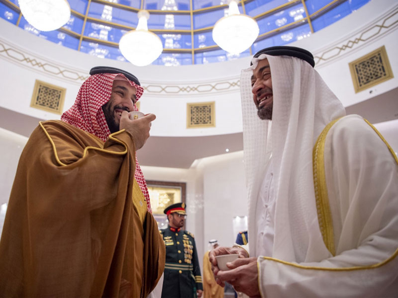 صور من زيارة محمد بن سلمان لبلده الثاني الإمارات